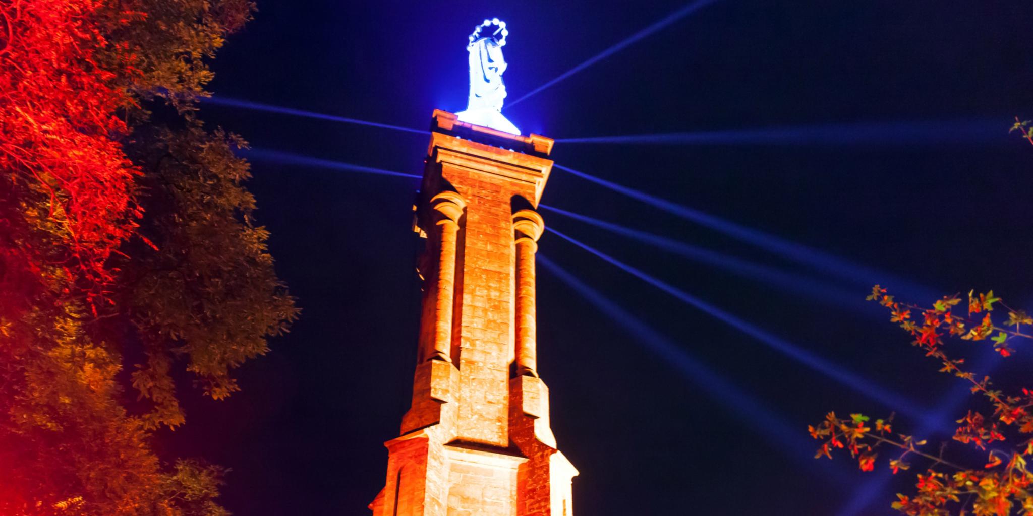 Im vergangenen Jahr erneuerte Bischof Ackermann die Weihe an der Trierer Mariensäule (Foto: Helmut Thewalt)
