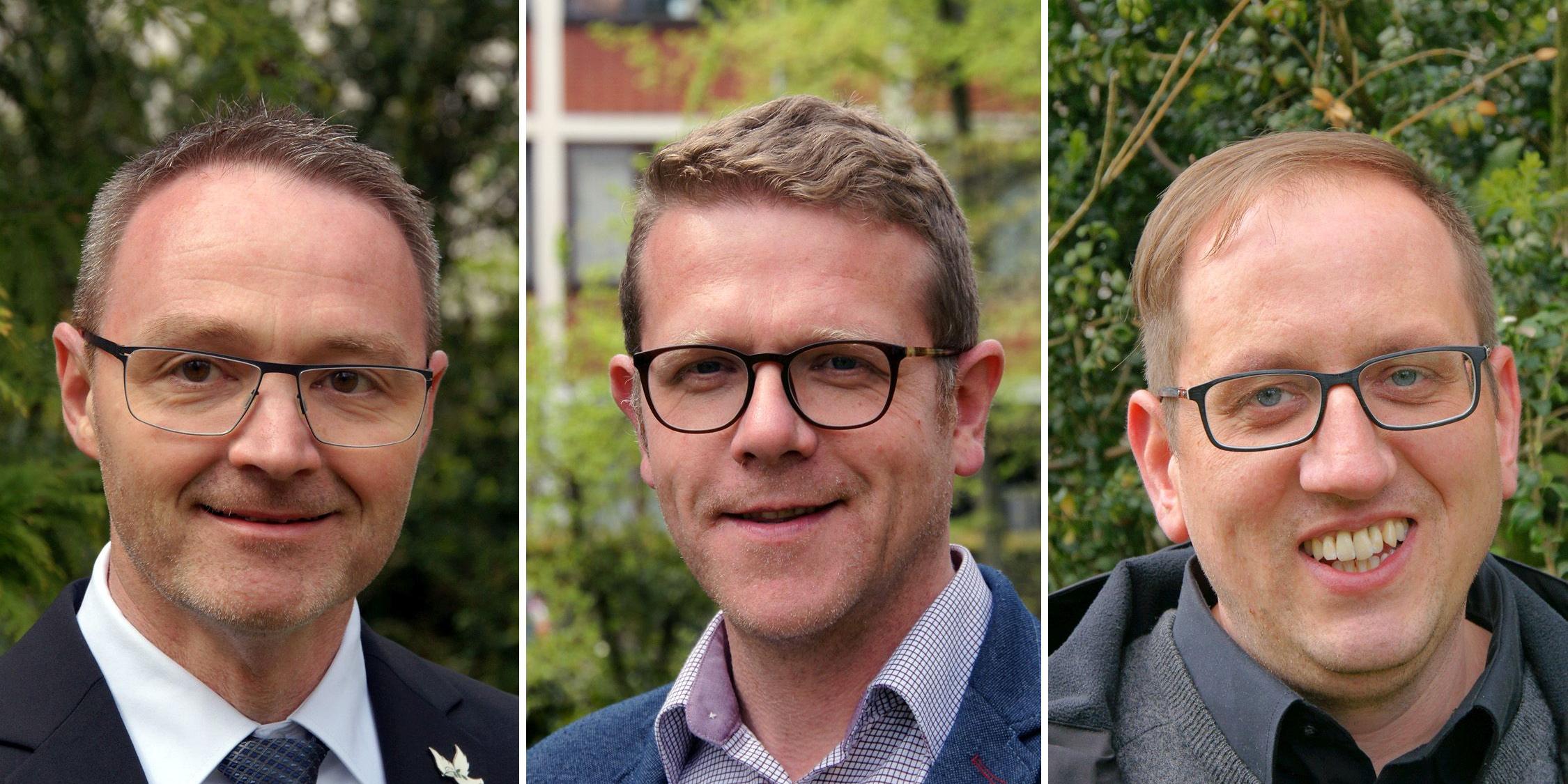 Dr. Markus Greiner, Sebastian Mählmann und Andreas Schlösser(vlnr.)