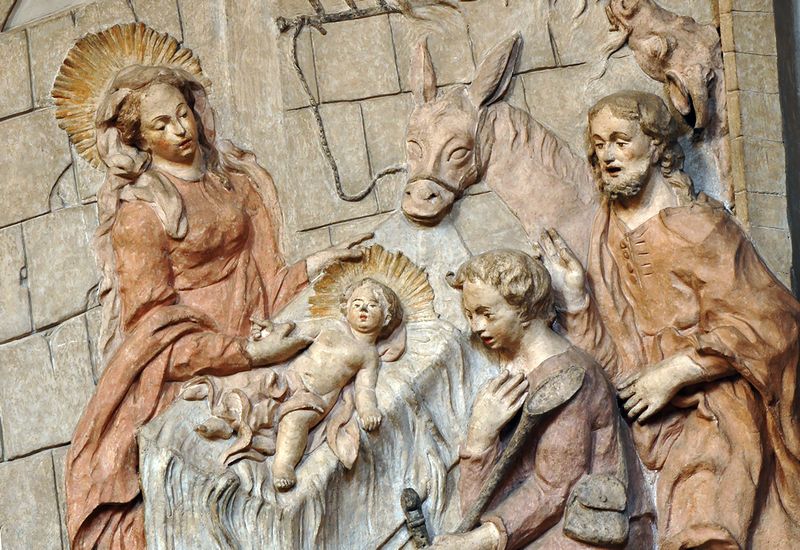 Krippendarstellung im Trierer Dom (Foto: R. Heyen)