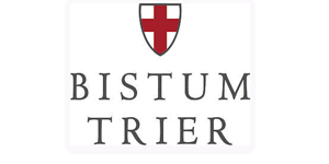 Logo bistum trier mit weissem rahmen