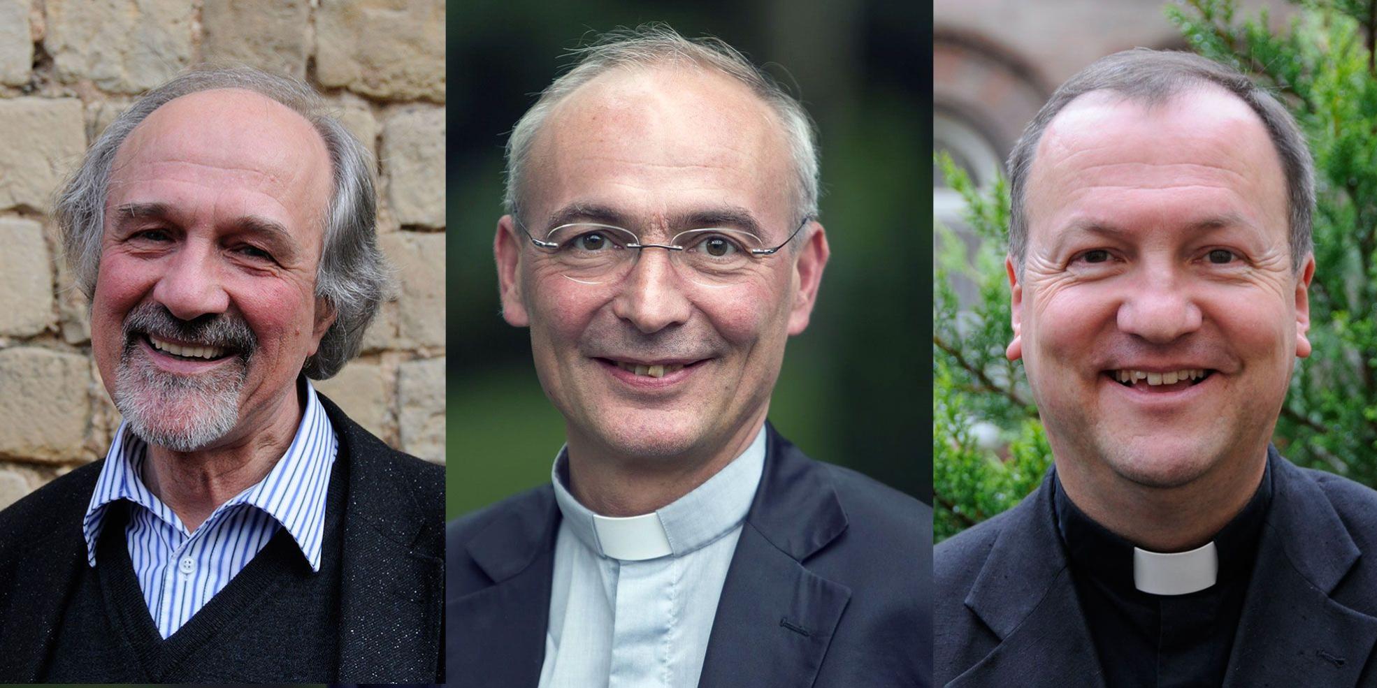 Die neuen Domherren: Professor Martin Lörsch, Dr. Michael Kneib und Michael Becker (v.l.n.r.)