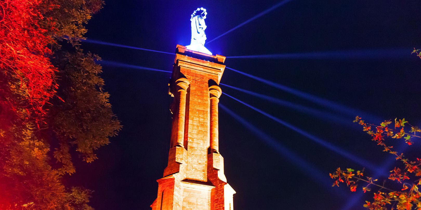 2020 erneuerte Bischof Ackermann die Weihe an der Trierer Mariensäule. (Foto: Helmut Thewalt)