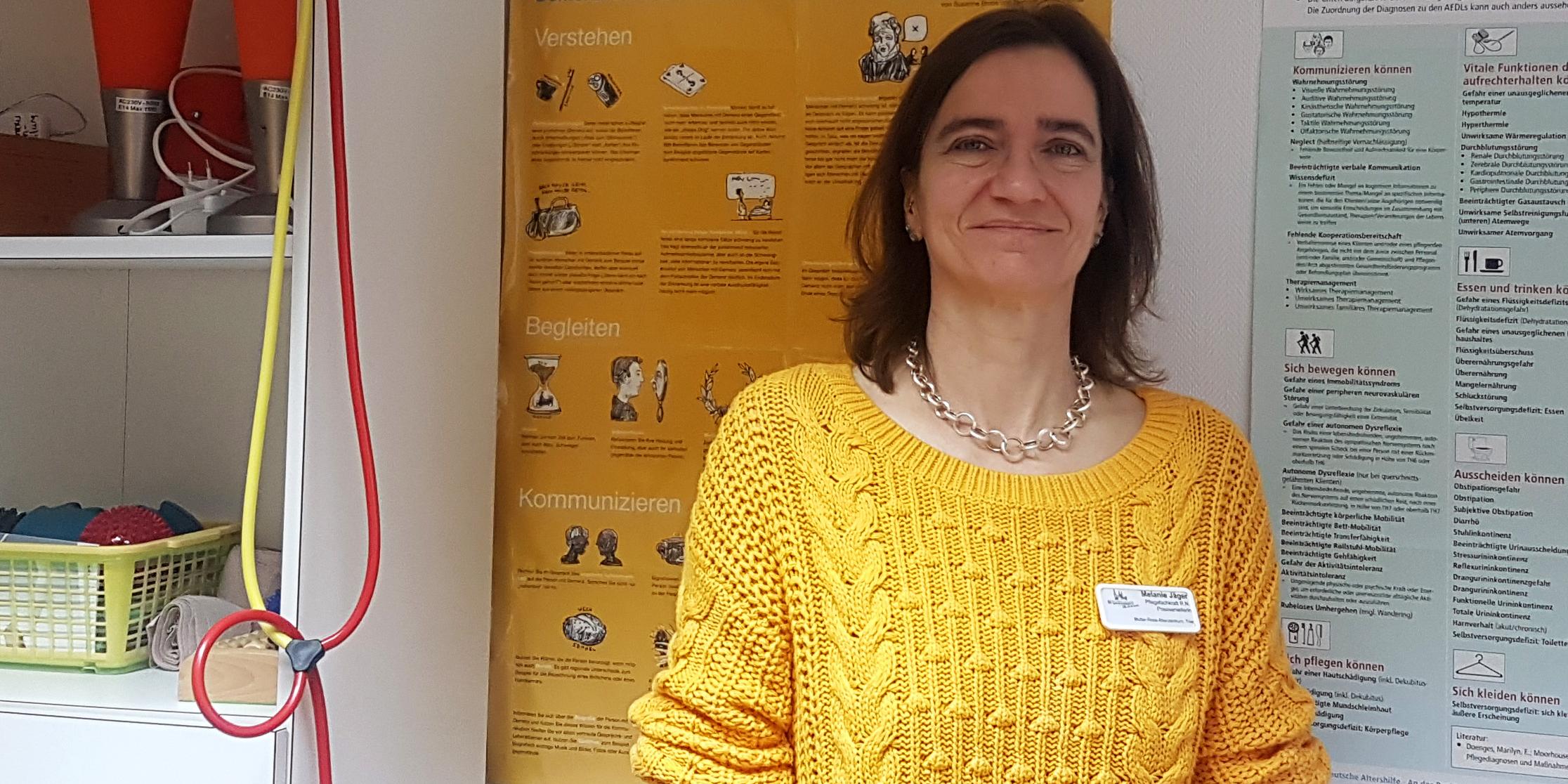 Melanie Jäger vom Mutter Rosa Altenzentrum Trier
