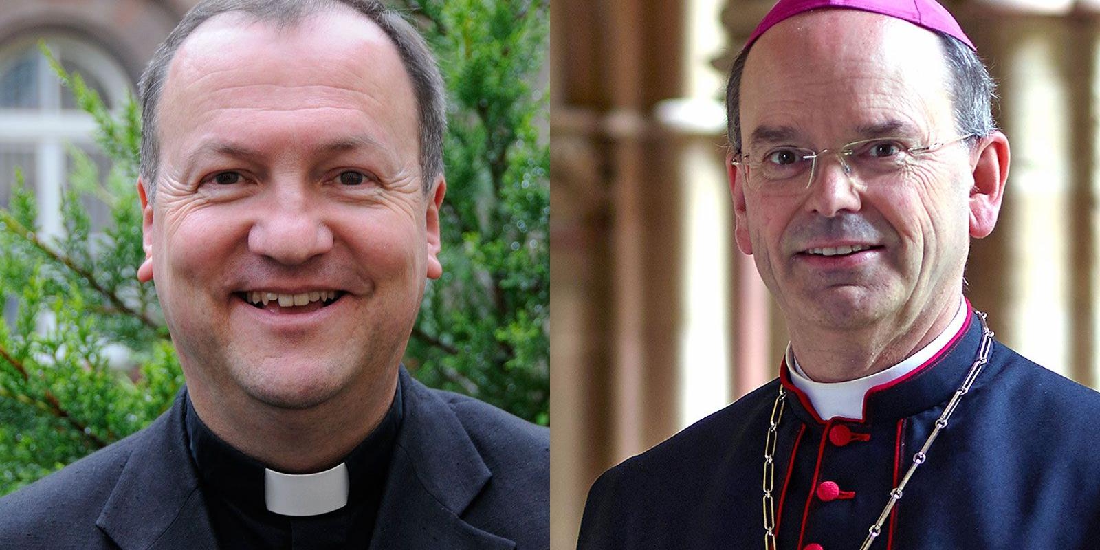 Monsignore Michael Becker (links) und Weihbischof Robert Brahm