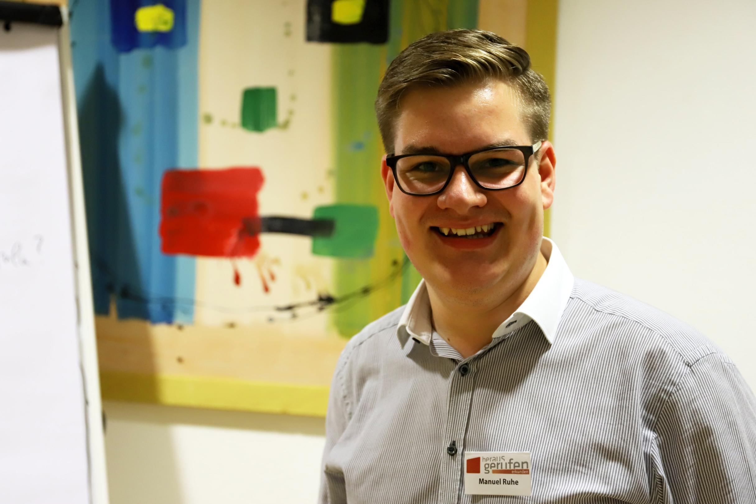 Manuel Ruhe ist 16 und will für seine Generation Kirche der Zukunft mitgestalten