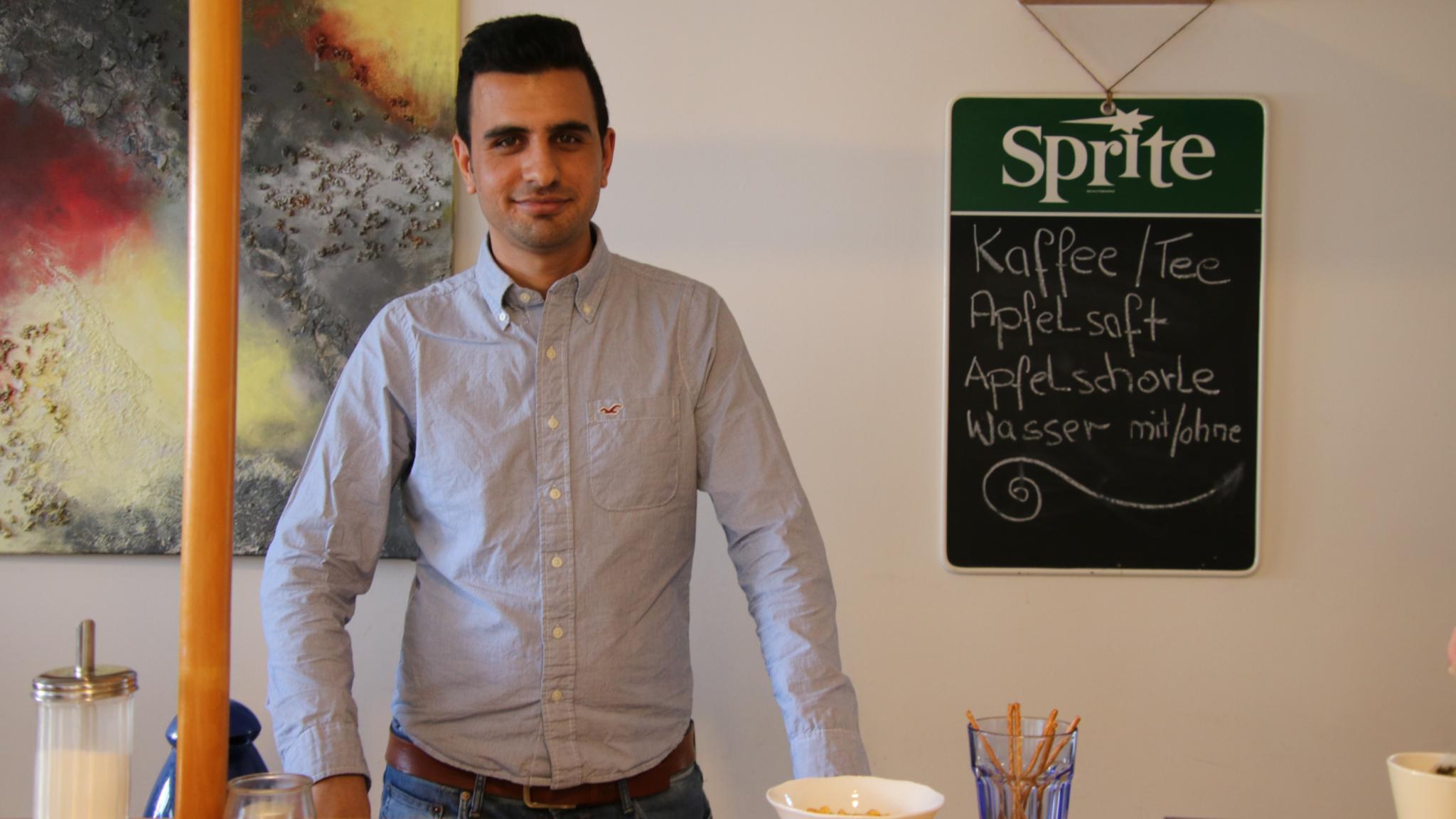 Ishaq Tanai im 'Caféterra' Kastellaun