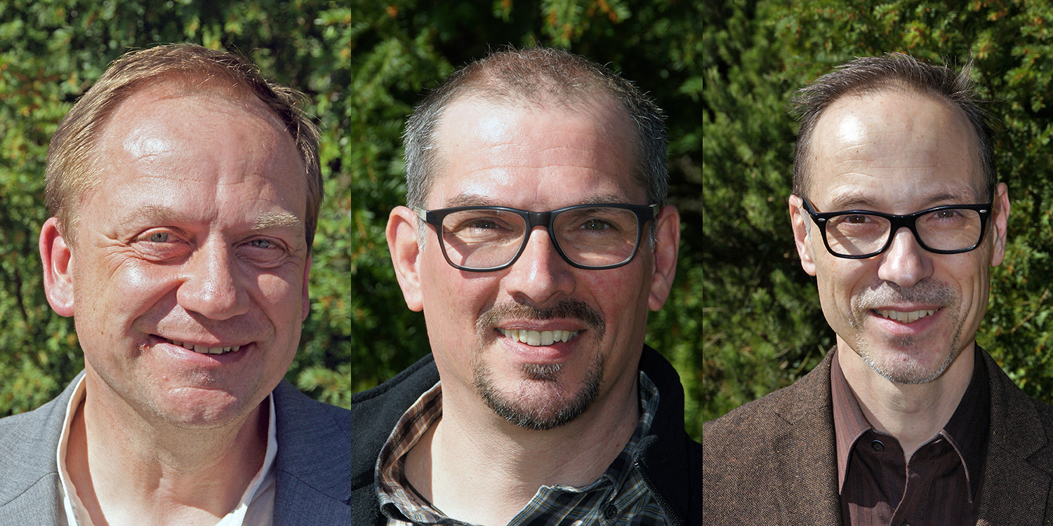 Jörg Hoffmann, Ingo Ruhe und Heinz-Peter Wilbertz