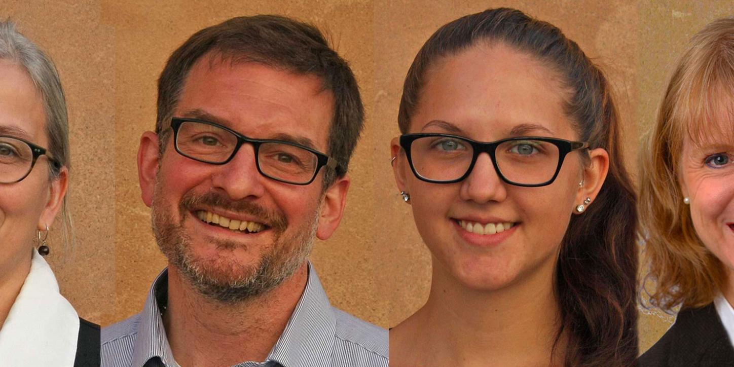 Dr. Daniela Mohr-Braun, Christian Heckmann, Carolin Metzler und Edith Ries-Knoppik (vlnr.)