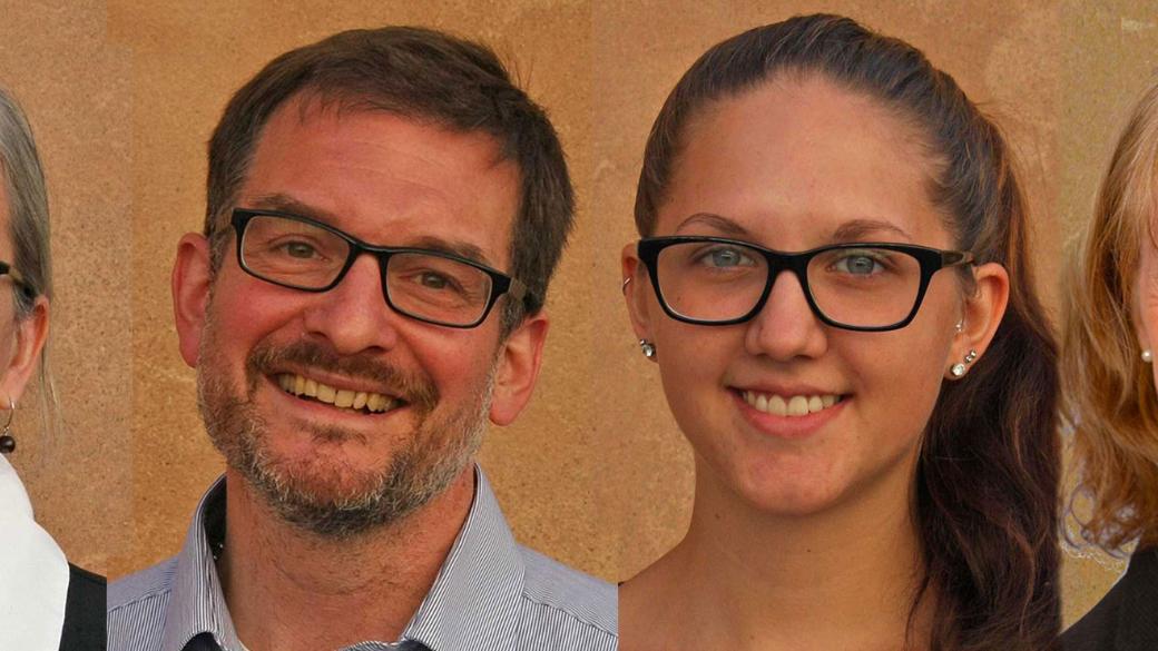 Dr. Daniela Mohr-Braun, Christian Heckmann, Carolin Metzler und Edith Ries-Knoppik (vlnr.)