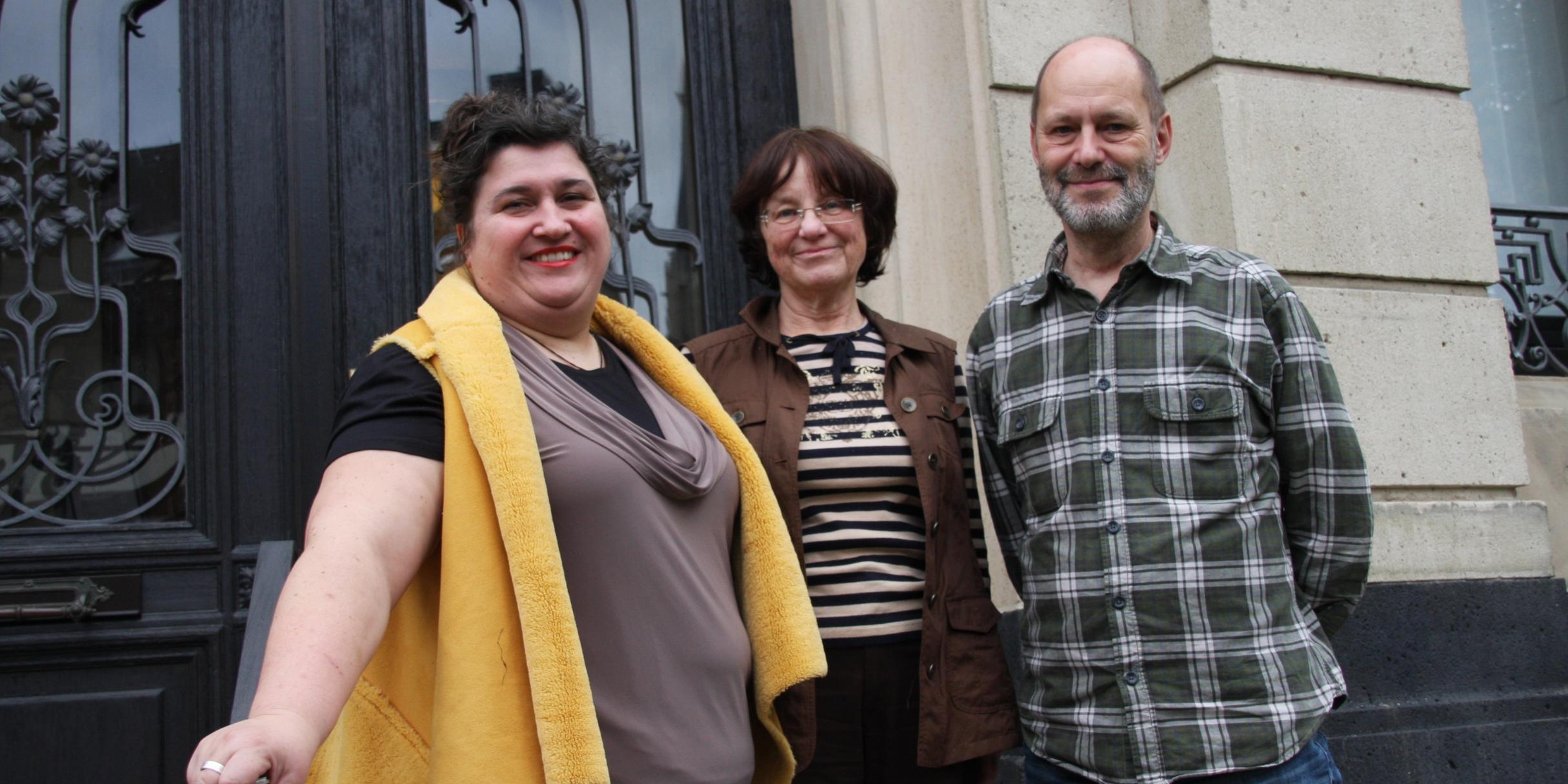 Die Pfarrerin Carmen Tomaszewski, Dr. Doris Caspers und Ulrich Heinen bilden das Leitungsteam der Telefonseelsorger Mittelrhein.