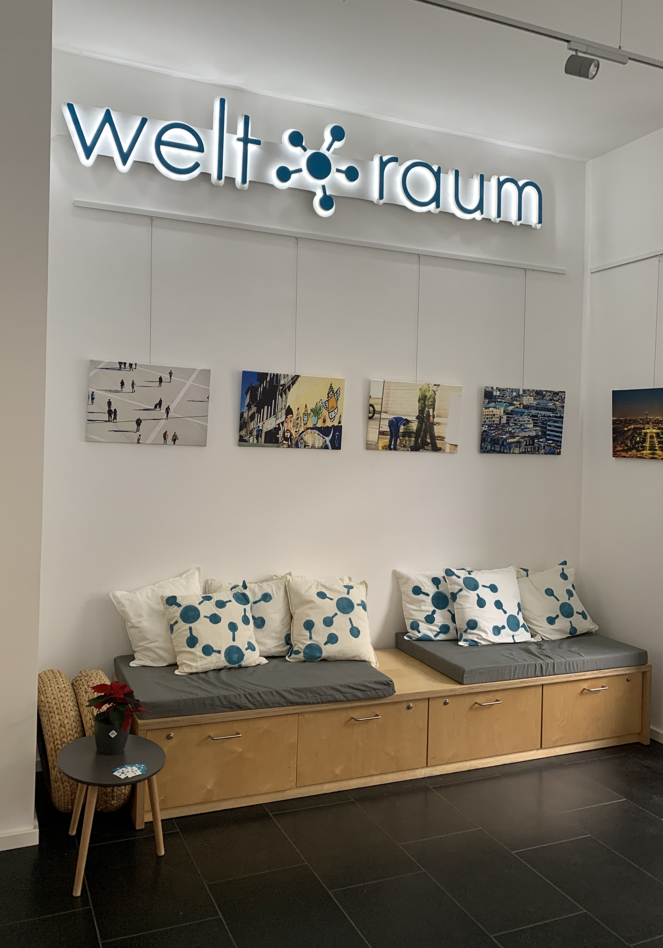 Der welt:raum bietet Platz für Kunstausstellungen, Gespräche, Konzerte und vieles mehr. Foto: Ute Kirch