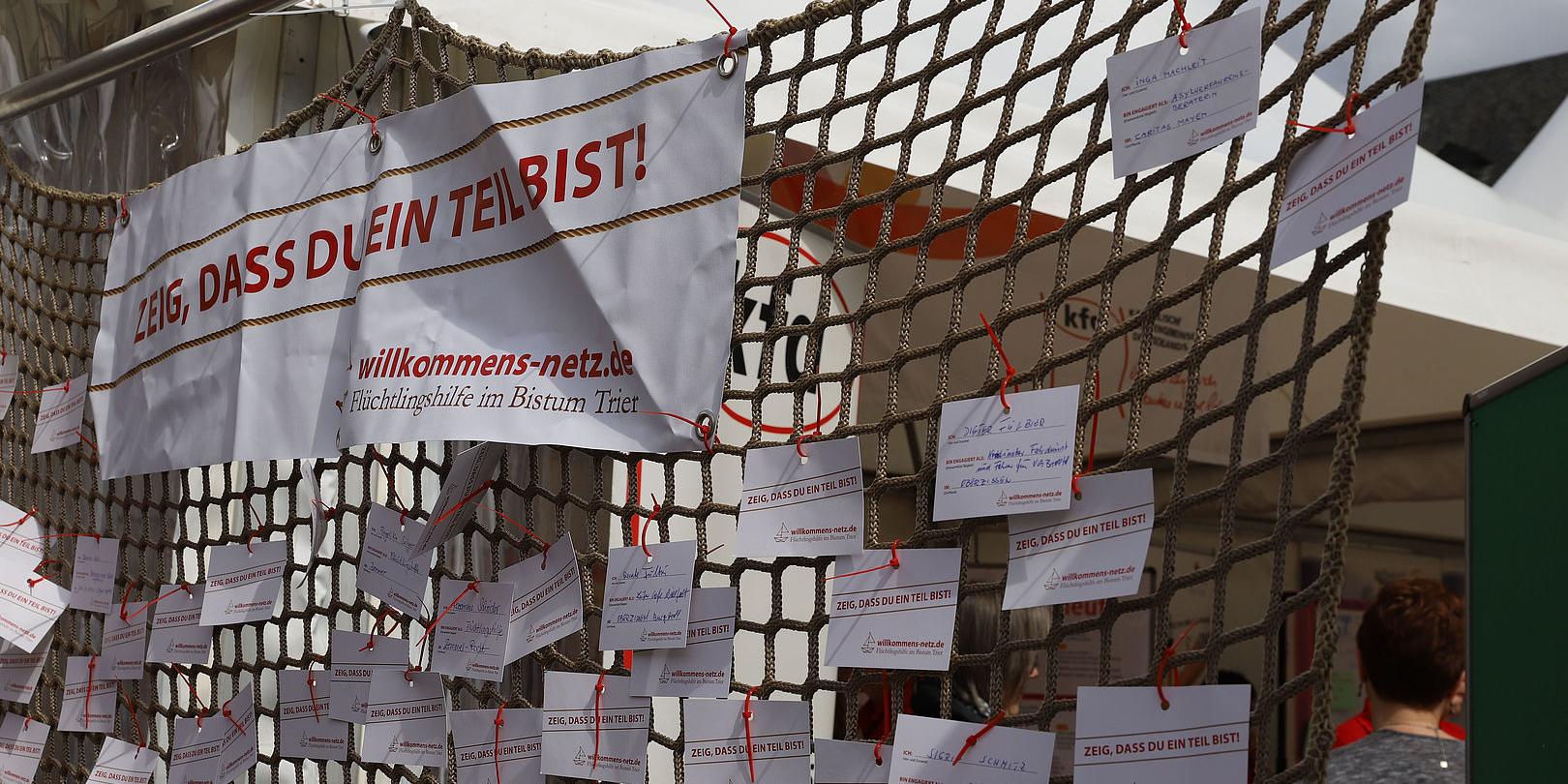 Das Willkommens-netz auf den Heilig-Rock-Tagen 2018: Die Flüchtlingshilfe im Bistum Trier vernetzt haupt- und ehrenamtliche Akteure