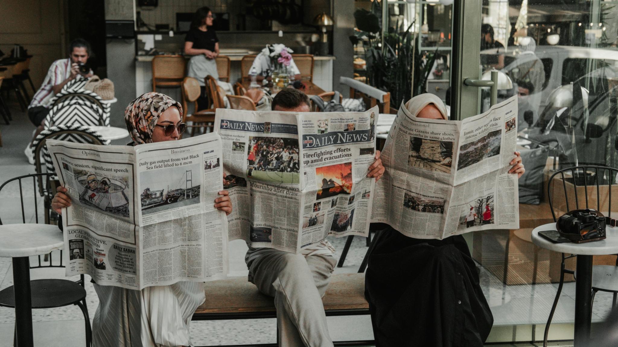 Zeitungsleser