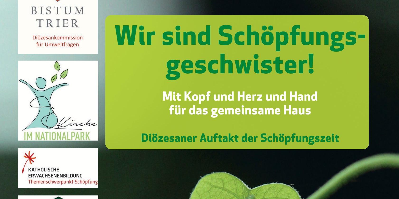 Plakat der Eröffnungsveranstaltung der Schöpfungszeit 2025