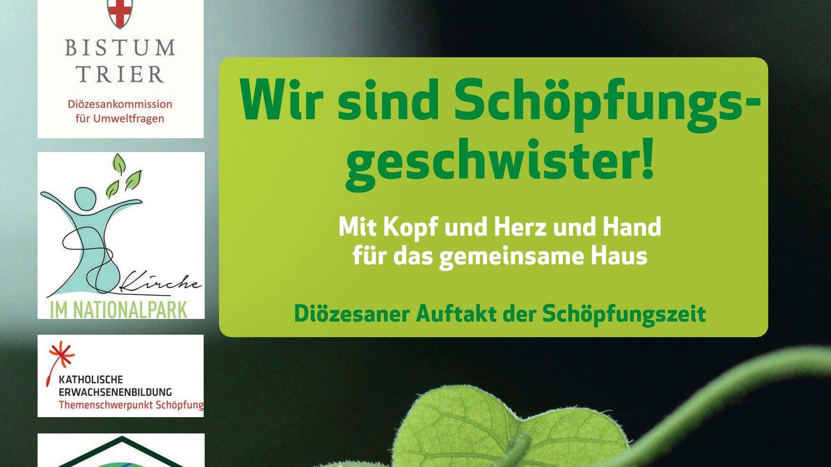 Plakat der Eröffnungsveranstaltung der Schöpfungszeit 2025