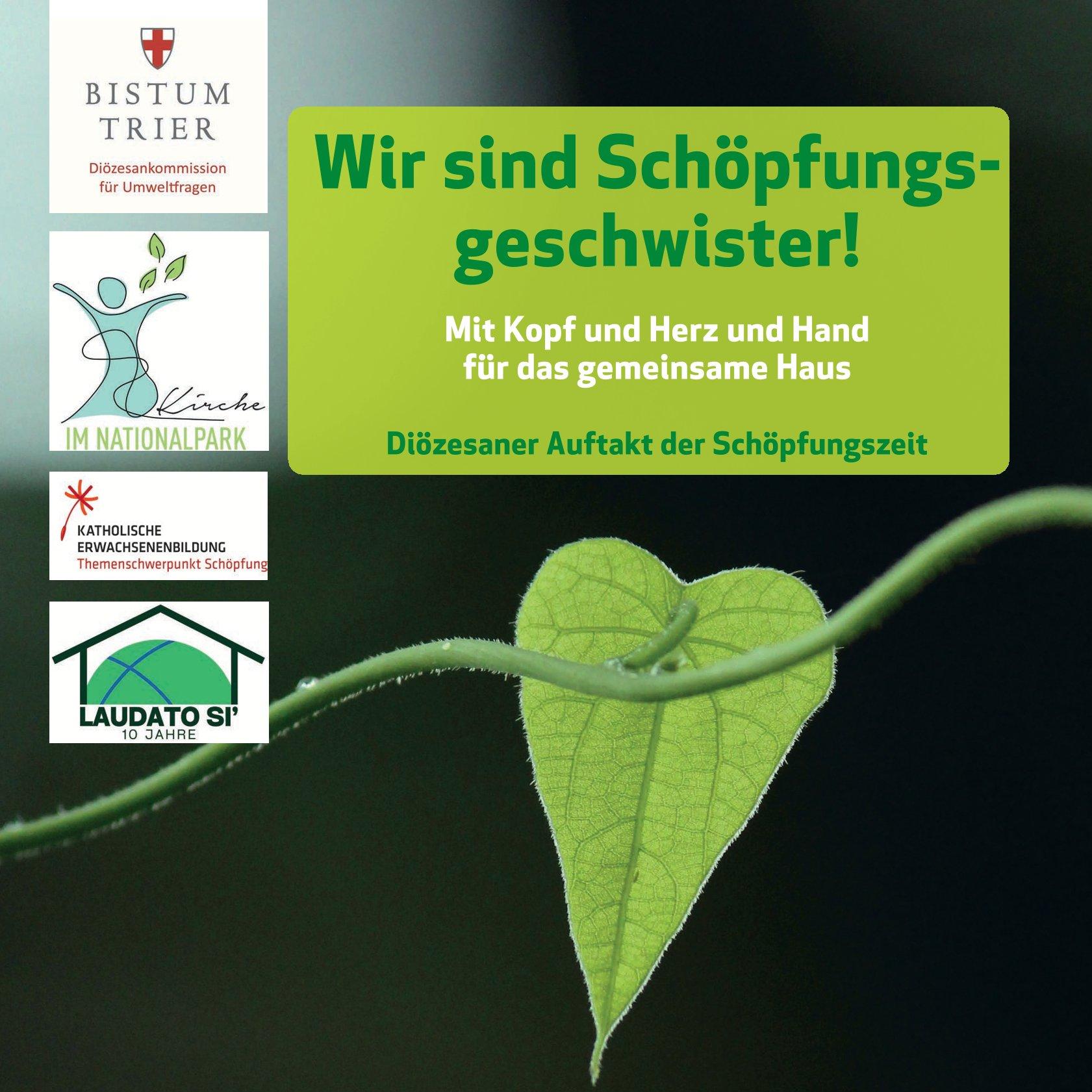 Plakat der Eröffnungsveranstaltung der Schöpfungszeit 2025