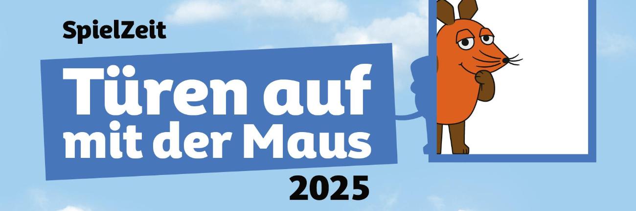 Die Maus Tueren auf mit der Maus 2025 Onlinebanner Quer