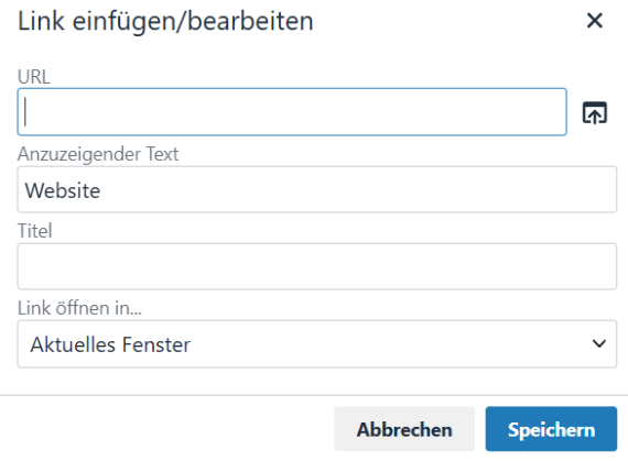 Screenshot Link setzen 2