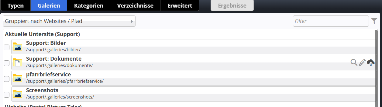 Screenshot PDF hochladen