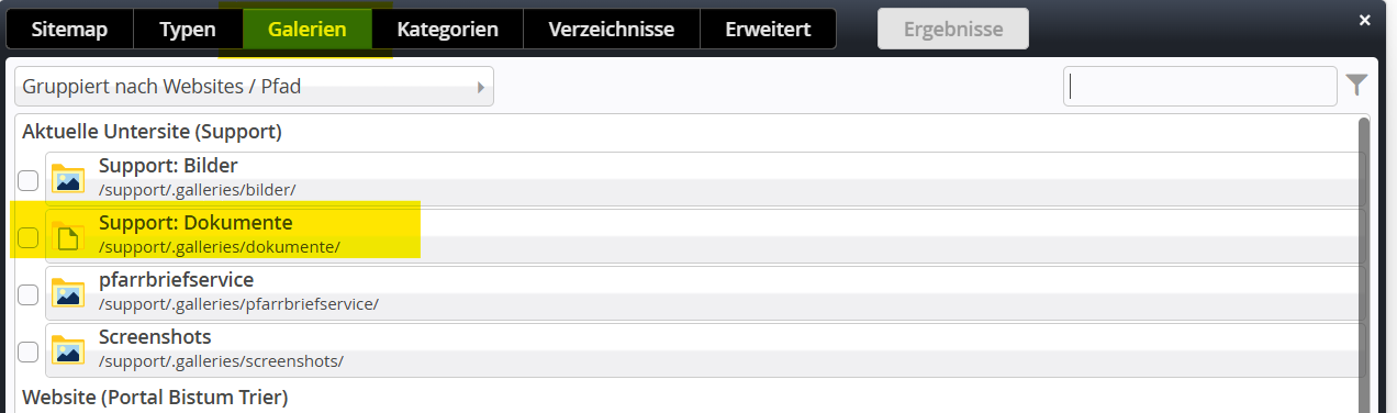 Screenshot PDF in Text verlinken