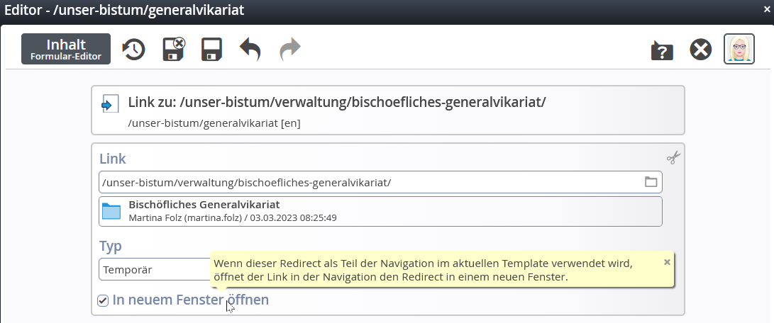 Screenshot Redirect