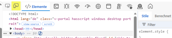 Screenshot aus OpenCms