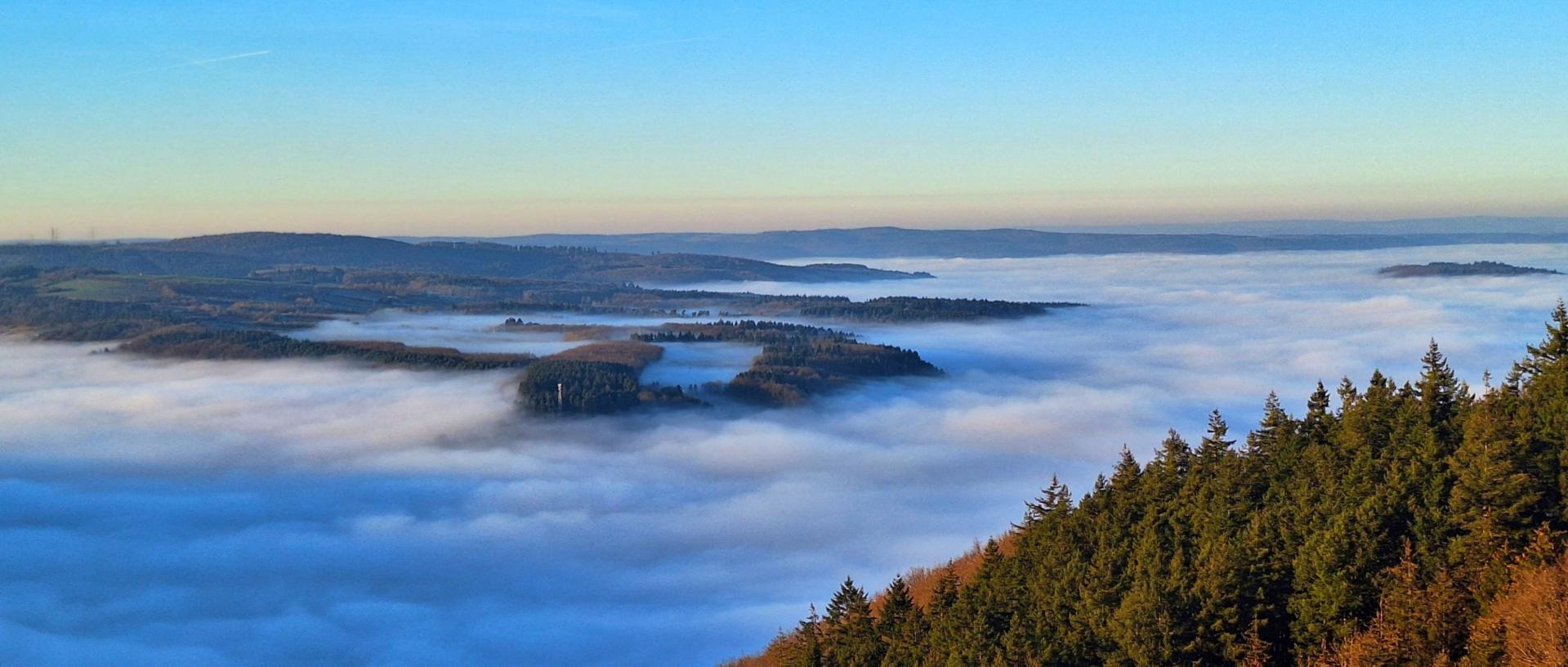 Blick über das Nebenmeer