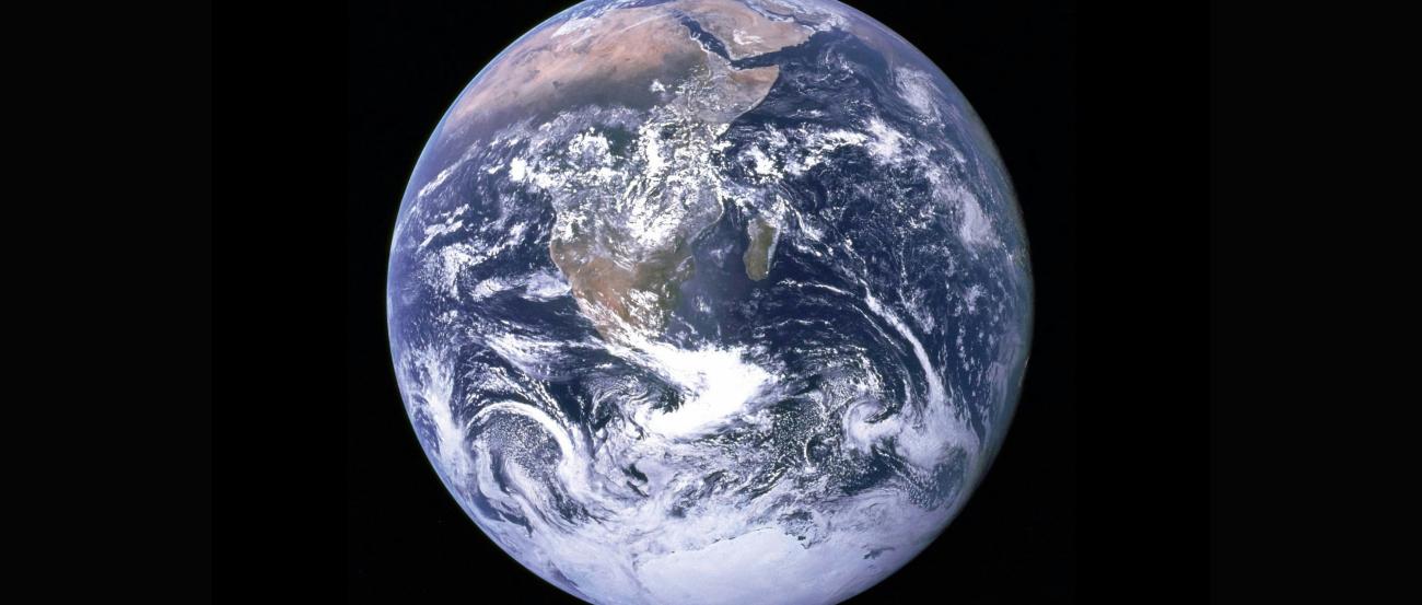 Weltraumaufnahme der Erde