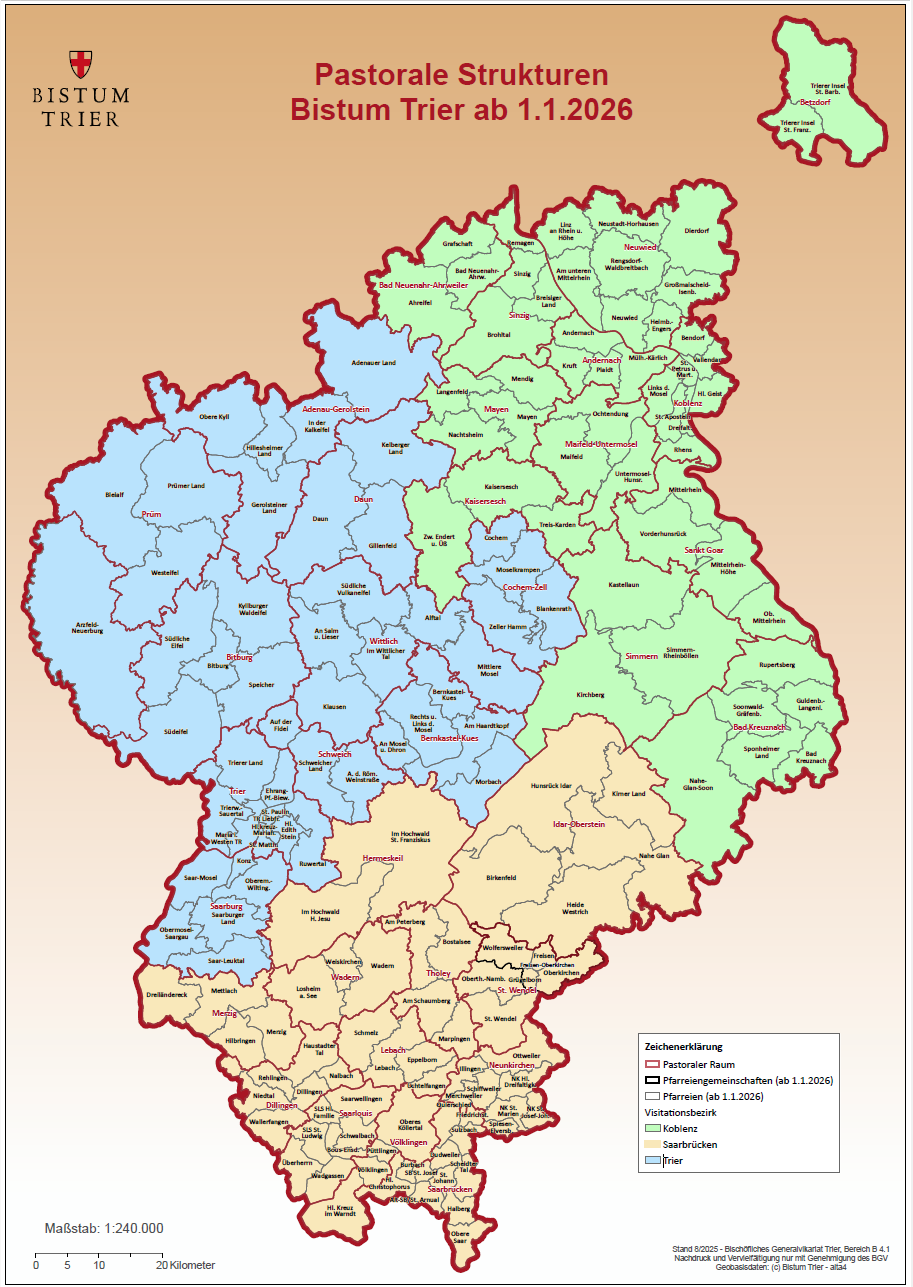 Vorschaubild Pastorale Strukturen zum 1. Januar 2026