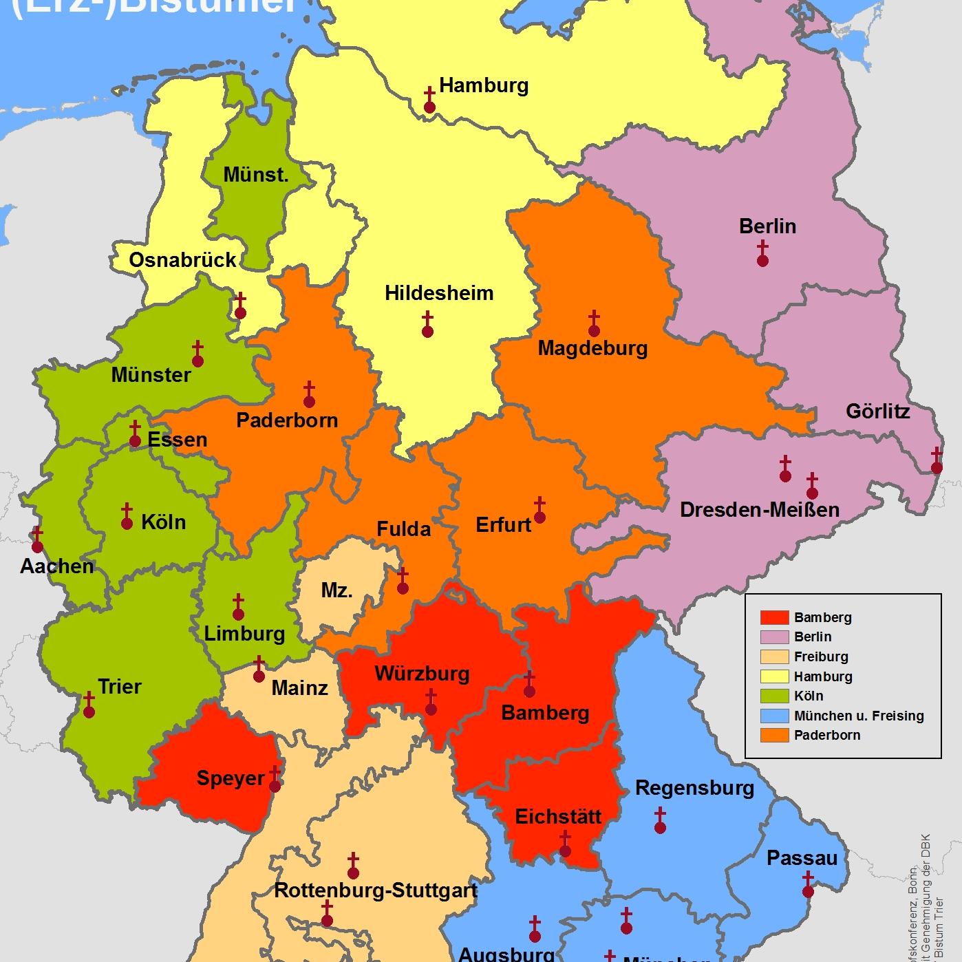 Deutsche Kirchenprovinzen