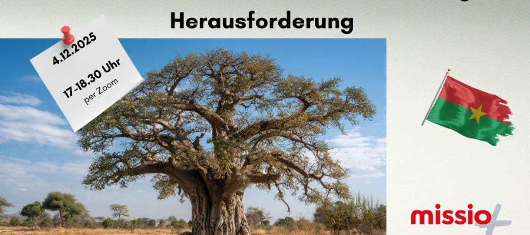 Einladung zur digitalen Veranstaltung: Burkina Faso im Fokus - Ein Land zwischen Hoffnung und Herausforderung