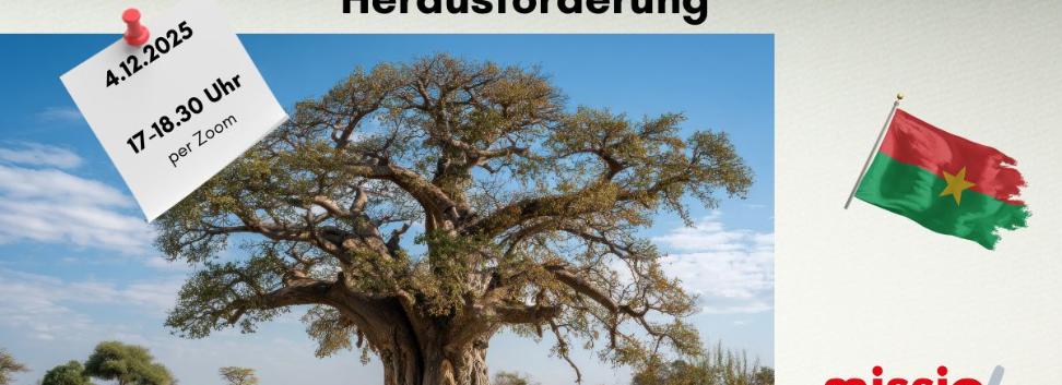 Einladung zur digitalen Veranstaltung: Burkina Faso im Fokus - Ein Land zwischen Hoffnung und Herausforderung