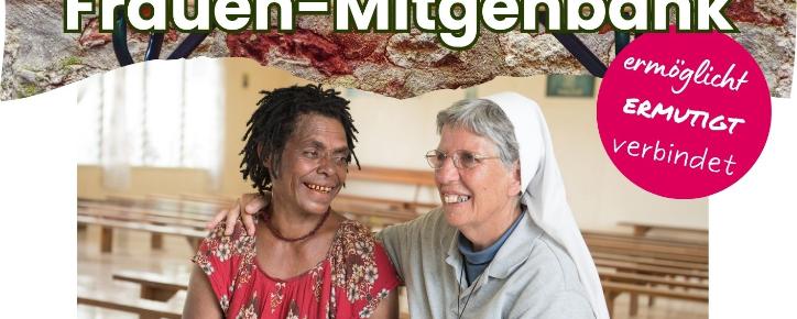 Das Treffen für Frauen an der Frauen-Mitgehbank mit Sr. Lorena