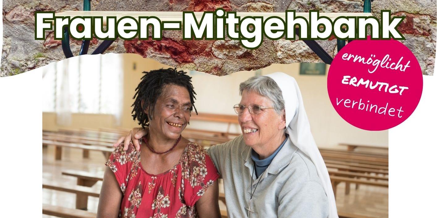 Das Treffen für Frauen an der Frauen-Mitgehbank mit Sr. Lorena