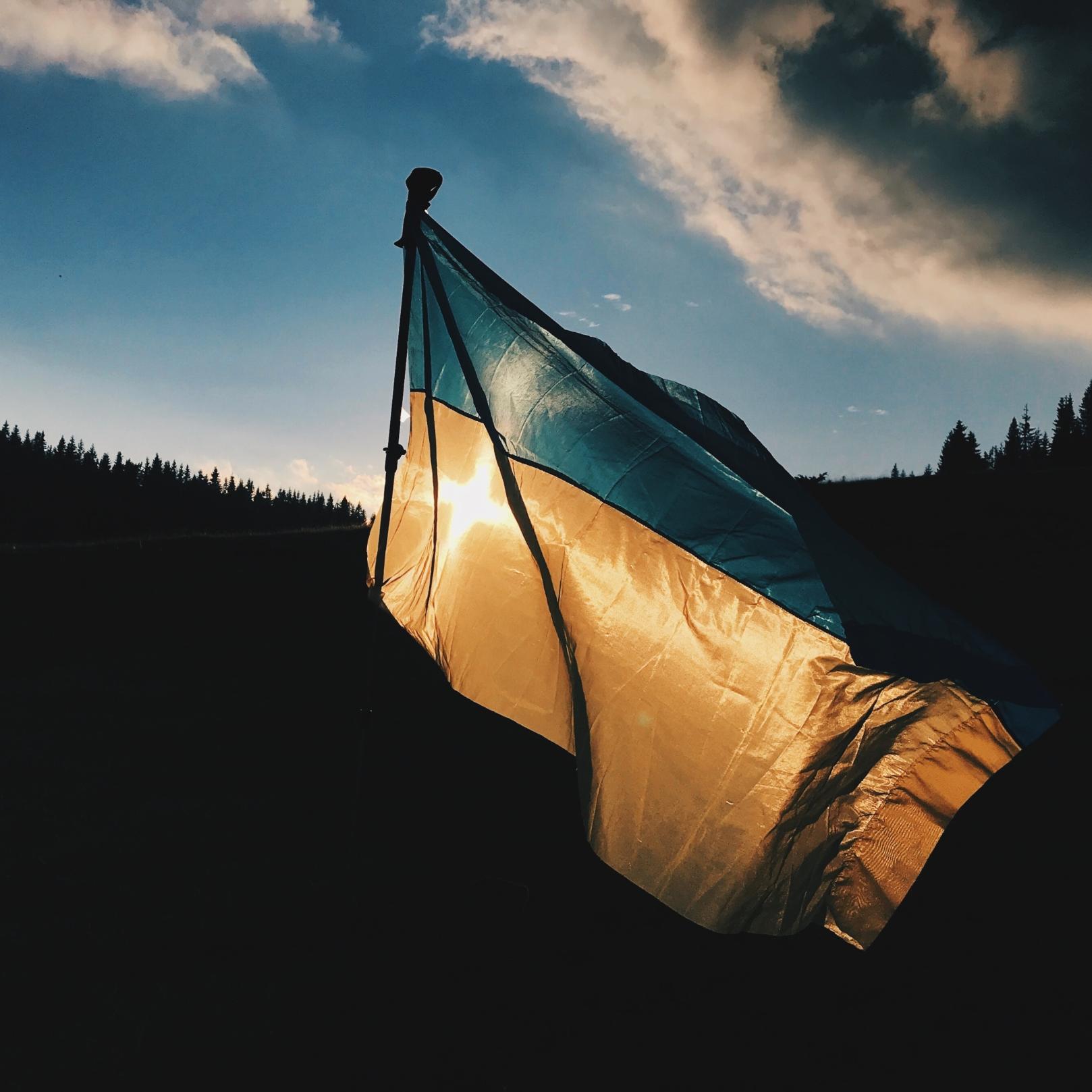 Ukraine-Fahne